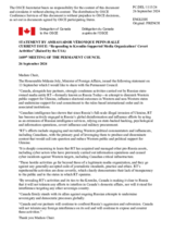 Statement by the Delegation of Canada on the Kremlin-supported media organizations’ covert activities