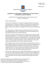 Statement by the Delegation of Norway on the Russian Federation’s ongoing aggression against Ukraine