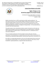 Statement by the Delegation of the United States of America in response to the statements by delegations