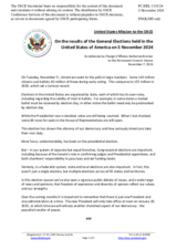 Statement by the Delegation of the United States of America on the results of the general elections held in the United States of America on 5 November 2024
