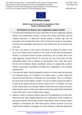Statement by the Hungarian EU Presidency