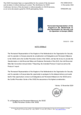 Response by the Delegation of the Netherlands to the Questionnaire on Anti-Personnel Mines and Explosive Remnants of War Response by the Delegation of the Netherlands to the Questionnaire on Anti-Personnel Mines and Explosive Remnants of War