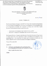 Response by the Delegation of Hungary to the Questionnaire on Participating States’ Policy and/or National Practices and Procedures for the Export of Conventional Arms and Related Technology Response by the Delegation of Hungary to the Questionnaire on Participating States’ Policy and/or National Practices and Procedures for the Export of Conventional Arms and Related Technology