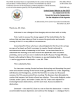 Statement by the Delegation of the United States of America