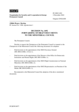 Permanent Council Decision No. 1492
