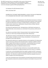 Joint Interpretative Statement