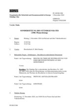 Journal der 1500. Sondersitzung des Ständigen Rates