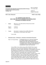 Journal der 92. Gemeinsamen Sitzung des Forums für Sicherheitskooperation und des Ständigen Rates