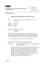 Journal of the 1494th Plenary Meeting of the Permanent Council