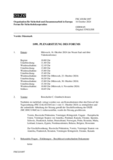 Journal der 1091. Plenarsitzung des Forums für Sicherheitskooperation