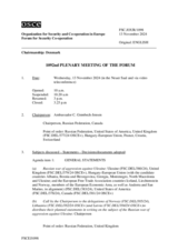 Journal of the 1092nd Plenary Meeting of the Forum for Security Co-operation