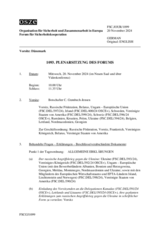 Journal der 1093. Plenarsitzung des Forums für Sicherheitskooperation