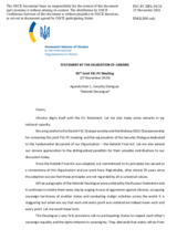 Statement by the Delegation of Ukraine on the Helsinki Decalogue