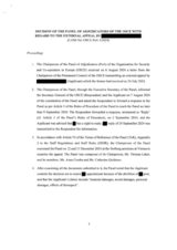 OSCE Panel of Adjudicators Decision 3/2024 OSCE Panel of Adjudicators Decision 3/2024
