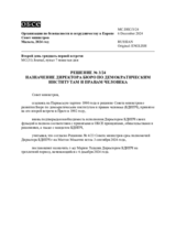 DECISION No. 3/24, APPOINTMENT OF THE DIRECTOR OF THE OFFICE FOR DEMOCRATIC INSTITUTIONS AND HUMAN RIGHTS