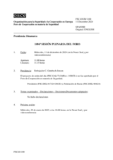 Diario de la 1094ª Sesión plenaria del Foro de Cooperación en materia de Seguridad