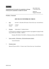 Journal de la 1094ème séance plénière du Forum pour la coopération en matière de sécurité