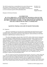 Opening statement by the Delegation of the Russian Federation