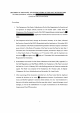 OSCE Panel of Adjudicators Decision 4/2024 OSCE Panel of Adjudicators Decision 4/2024