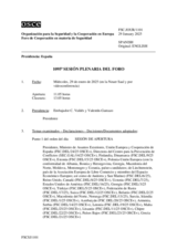 Diario de la 1095ª Sesión plenaria del Foro de Cooperación en materia de Seguridad