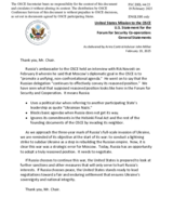 Statement by the Delegation of the United States of America on Russia’s war of aggression against Ukraine