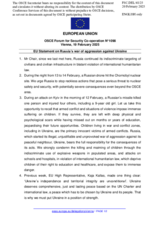 Statement by the Polish EU Presidency on Russia’s war of aggression against Ukraine