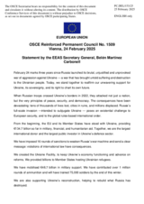 Statement by the Polish EU Presidency on the Russian Federation’s ongoing aggression against Ukraine