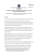 Statement by the Delegation of Norway on the Russian Federation’s ongoing aggression against Ukraine