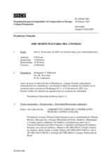 Diario de la 1506ª Sesión plenaria del Consejo Permanente