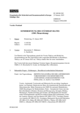 Journal der 1505. Sondersitzung des Ständigen Rates