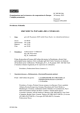 Giornale della 1506a Seduta plenaria del Consiglio permanente