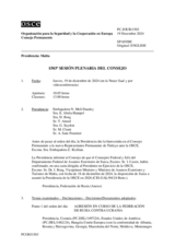 Diario de la 1503ª Sesión plenaria del Consejo Permanente