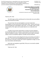 Statement by the Delegation of the United States of America on Russia’s war of aggression against Ukraine