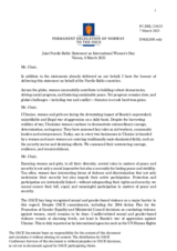 Statement by the Delegation of Norway, also on behalf of Denmark, Estonia, Finland, Iceland, Latvia, Lithuania and Sweden, on the International Women’s Day