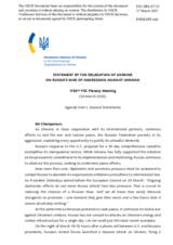 Statement by the Delegation of Ukraine on Russia’s war of aggression against Ukraine