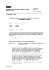 Journal of the 1518th Special Plenary Meeting of the Permanent Council