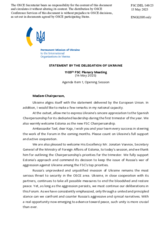 Opening statement by the Delegation of Ukraine