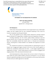 Closing statement by the Delegation of Ukraine