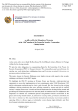 Closing statement by the Delegation of Armenia