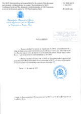 Response by the Delegation of Spain to the Questionnaire on Anti-Personnel Mines and Explosive Remnants of War