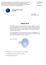 Response by the Delegation of Finland to the Questionnaire on Anti-Personnel Mines and Explosive Remnants of War