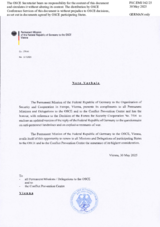 Response by the Delegation of Germany to the Questionnaire on Anti-Personnel Mines and Explosive Remnants of War Response by the Delegation of Germany to the Questionnaire on Anti-Personnel Mines and Explosive Remnants of War