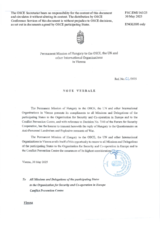 Response by the Delegation of Hungary to the Questionnaire on Anti-Personnel Mines and Explosive Remnants of War Response by the Delegation of Hungary to the Questionnaire on Anti-Personnel Mines and Explosive Remnants of War