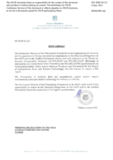 Response by the Delegation of Andorra to the Questionnaire on Participating States’ Policy and/or National Practices and Procedures for the Export of Conventional Arms and Related Technology