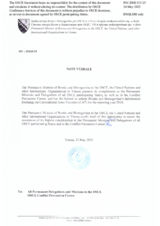 Information Exchange by the Delegation of Bosnia and Herzegovina on Conventional Arms Transfer Information Exchange by the Delegation of Bosnia and Herzegovina on Conventional Arms Transfer