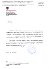 Response by the Delegation of Poland to the Questionnaire on the Code of Conduct on Politico-Military Aspects of Security