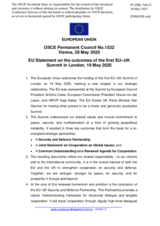 Statement by the Polish EU Presidency on the outcomes of the first European Union-United Kingdom summit, held in London on 19 May 2025