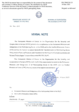 Response by the Delegation of Greece to the Questionnaire on Participating States’ Policy and/or National Practices and Procedures for the Export of Conventional Arms and Related Technology Response by the Delegation of Greece to the Questionnaire on Participating States’ Policy and/or National Practices and Procedures for the Export of Conventional Arms and Related Technology