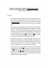 OSCE Panel of Adjudicators Decision 1/2025 OSCE Panel of Adjudicators Decision 1/2025