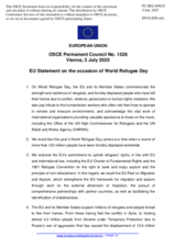 Statement by the Danish EU Presidency on the World Refugee Day, observed on 20 June 2025
